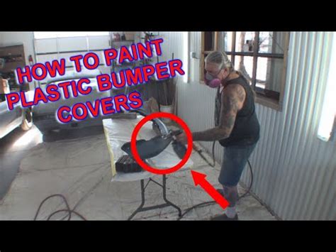 How To Paint Plastic Bumper Covers Do It Yourself Tech Tips YouTube