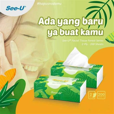 Jual Facial Tissue See U 200 Sheets 1 Dus Isi 40 Packs Di Seller