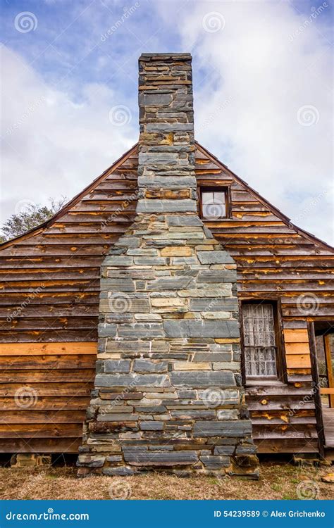 Restored Historic Wood House In The Uwharrie Mountains Forest Royalty