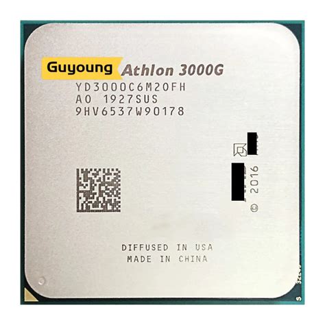 Athlon G X G Ghz Dual Core Quad Thread Cpu Processor