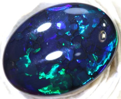 N1 10.15- CTS QUALITY BLACK OPAL POLISHED STONE INV-1032