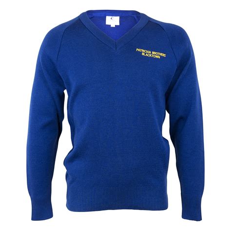 Jumper Wool Royal - Uniforms - Patrician Brothers College (Blacktown) - Shop By School - The ...