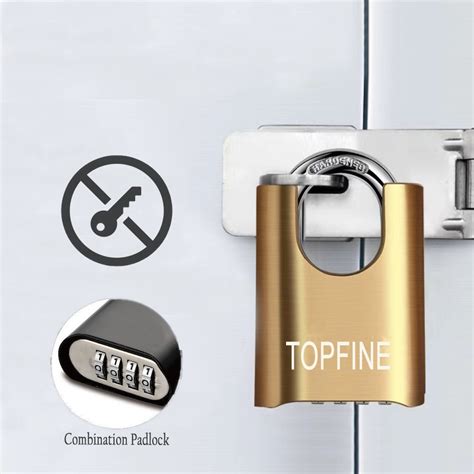 Ready Stock Topfine Digit Shackle Protected Combination Lock Mm