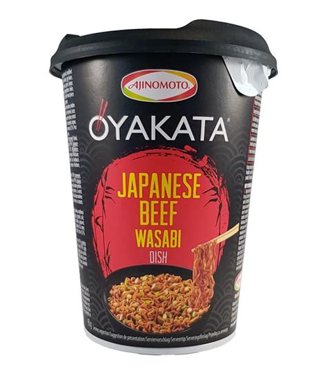 Oyakata Cup Ramen Noodles Gusto Manzo Con Wasabi Ajinomoto 63g