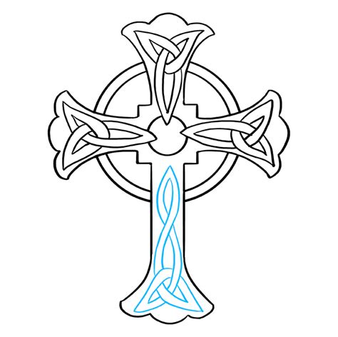 How To Draw A Celtic Cross Really Easy Drawing Tutorial