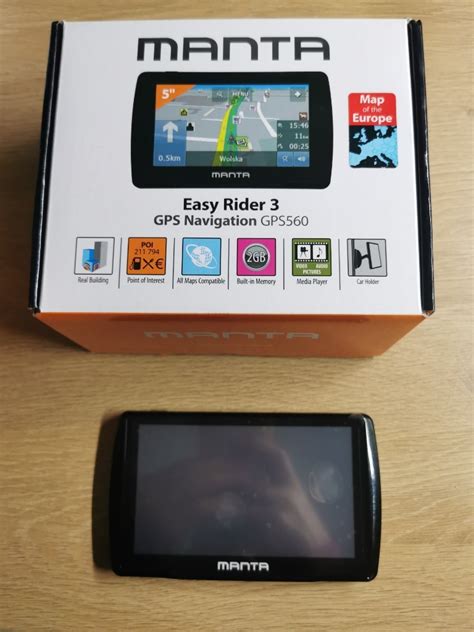 Nawigacja Manta Easy Rider 3 GPS560 Nowa BCM Jarosław Licytacja na