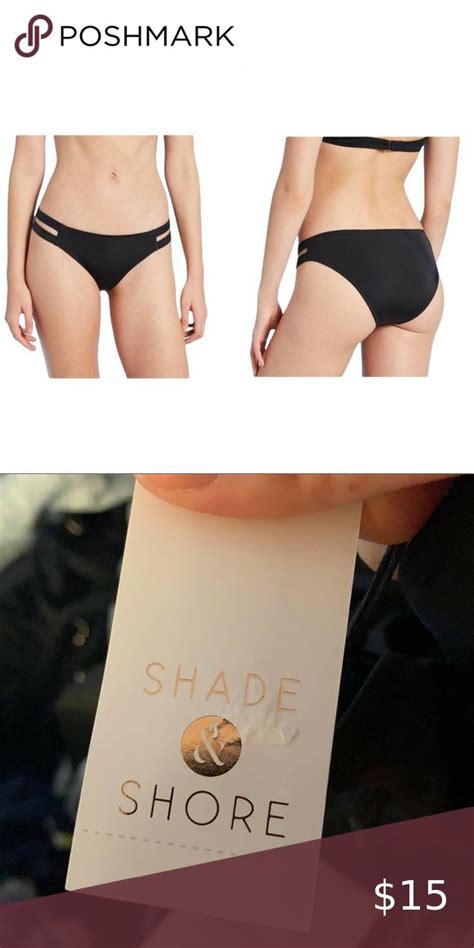 New Cheeky Black Bikini Bottom Shade Shore Black Bikini Bottoms Plus