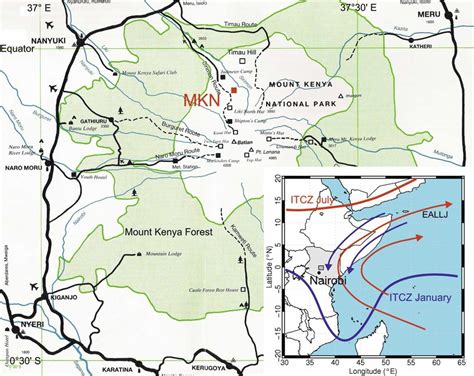 Mount Kenya Map