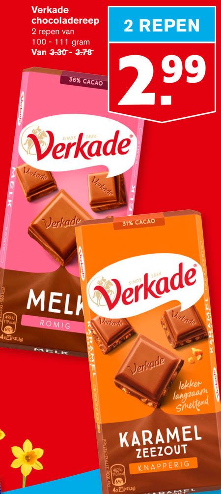 Verkade Chocolade Folder Aanbieding Bij Hoogvliet Details