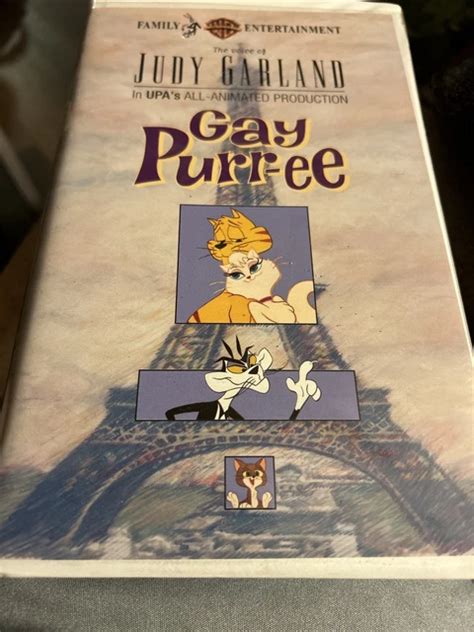 VINTAGE GAY PURR EE VHS Video Judy Garland Actor Animated Film Cats PicClick CA