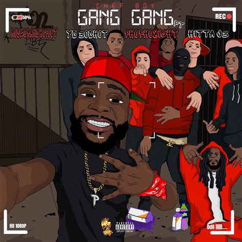 blood gang sign cartoon