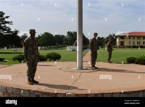 After Raising The Flag Soldiers From Hhb 75th Field Artillery Brigade