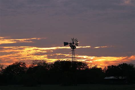 Windmill Sunset On The Farm Photograph By Sheila Brown