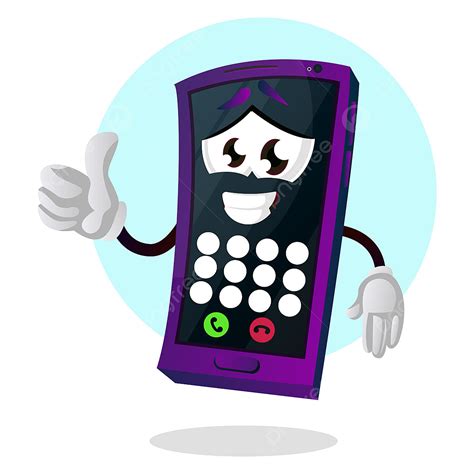 Dial Clipart Transparent Background, Mobile Emoji With A Dial Screen On ...