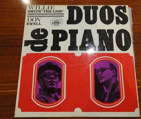 Willie The Lion Smith Don Ewell Duos De Piano 1966 Vinyl Discogs