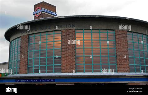 Chiswick Park Tube Station London England Uk Stock Photo Alamy