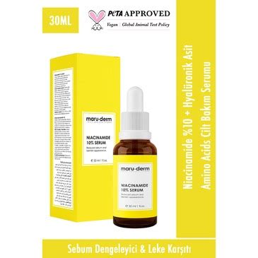 Maruderm Niacinamide G Zenek Ve Siyah Nokta Kar T Serum Ml