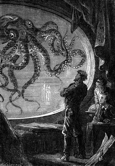 Alphonse De Neuvilles Engravings For 20000 Leagues Under The Sea By