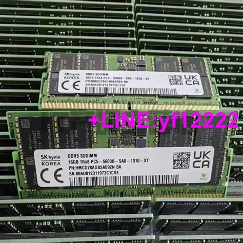 詢價可開發票SK海力士16G 5600MHz SODIMM DDR5筆記本內存條 HMCG78AGBSA092N 露天市集 全台