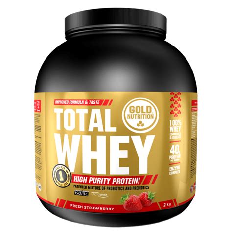 Total Whey 2kg Gold Nutrition Whey Proteine Masmusculo