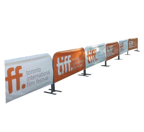 Custom Branded Barricade Covers For Events In Toronto And Canada