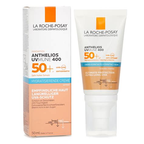 La Roche Posay Anthelios Uv Mune 400 Hydrating Cream Spf50 Tinted 50ml