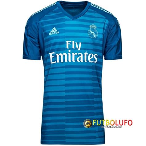 Nueva Camiseta Futbol Portero Real Madrid Azul 20182019 Tailandia