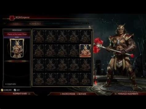 Mortal Kombat 11 How To Unlock Shao Kahn Master Of The Lower Mines Skin