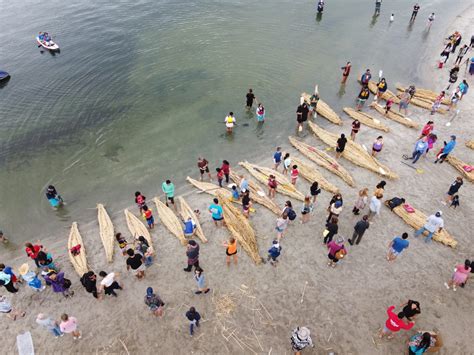 Traditional Kumeyaay Tule Boat Launch Highlights Californias