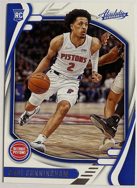 Cade Cunningham Rc Panini Chronicles Absolute Detroit