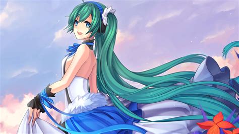 Wallpaper Illustration Anime Girls Vocaloid Hatsune Miku