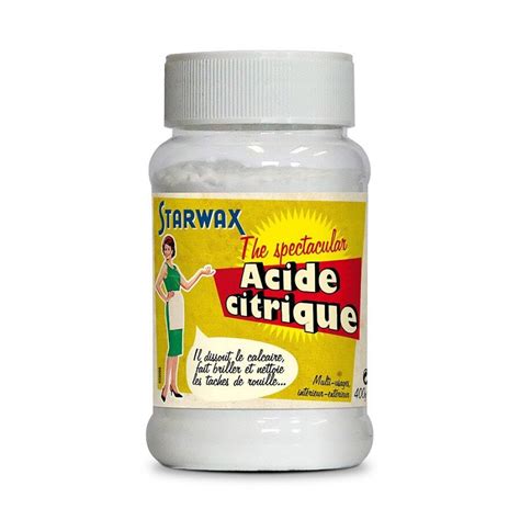 Acide Citrique Poudre 400g Bricorama