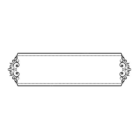 Floral Border Text Frame Text Text Border Text Box Png Transparent