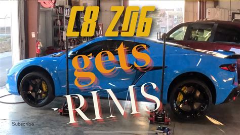 C8 Z06 Gets Some New Bc Forged Wheels Youtube