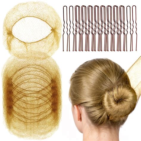 Amazon Fandamei Pcs Hair Nets For Buns Invisible And Pcs U