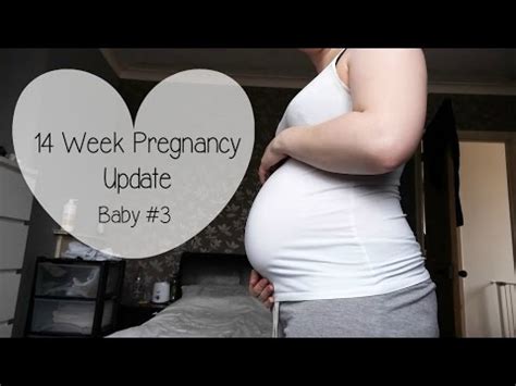 14 Week Pregnancy Update BABY 3 FIRST TRIMESTER YouTube