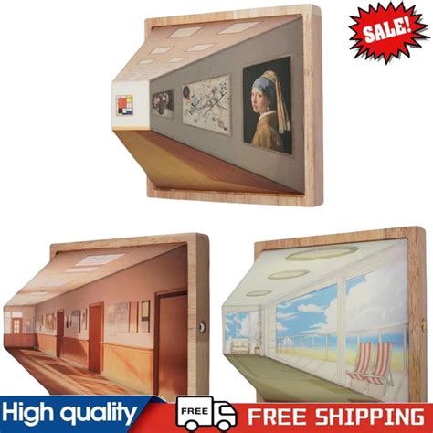 AMBIENT NIGHT LIGHT Bedside Lamp Naked Eye D Vision Night Light For Home Decor PicClick UK