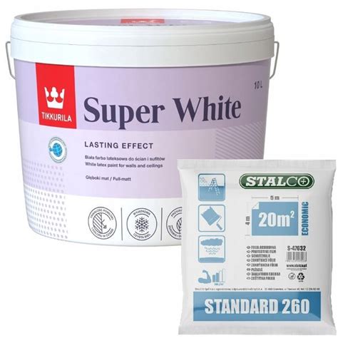 Tikkurila Super White Farba Lateksowa L Bia A Erli Pl