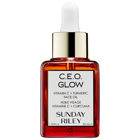 C E O Glow Vitamin C Turmeric Face Oil Sunday Riley Sephora