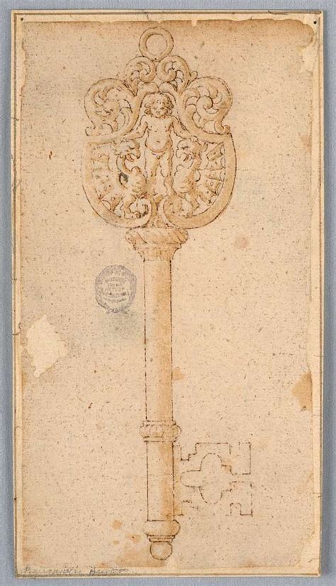 Drawing Design For A Key 17th19th Century CH 18129297 PICRYL