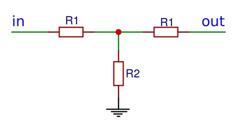 T Attenuator Electronics BasicTables