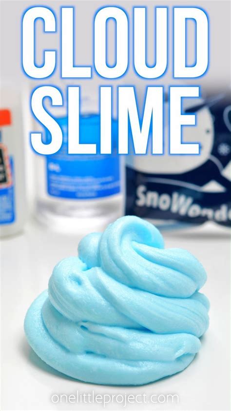 Cotton Candy Cloud Slime Video Receta Actividades Para Niños