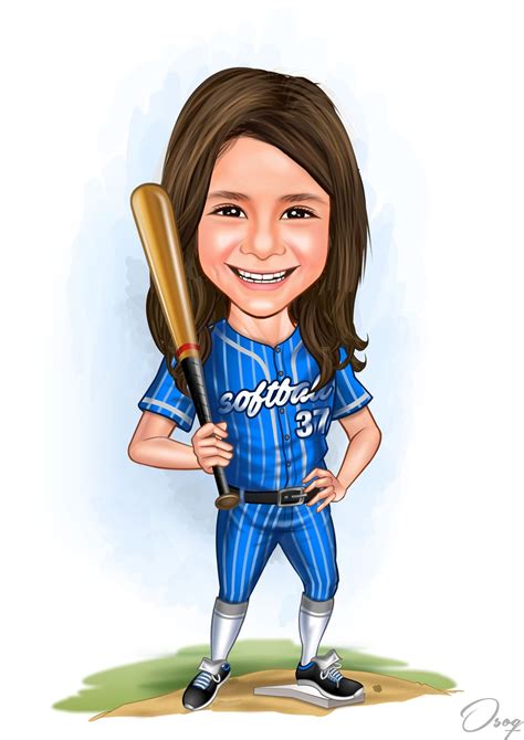 Girl Softball Cartoon Girl Cartoon Girl Cartoon Characters Cartoon