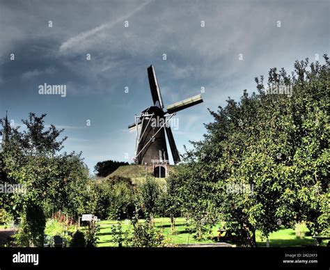 windmill in the netherlands Stock Photo - Alamy