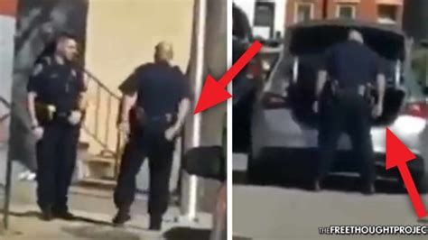 Video Appears To Show Cop Hide Drugs Behind His Back Before Planting