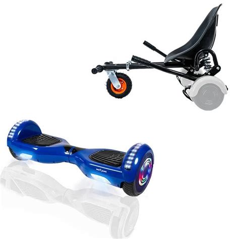 Hoverboard Regular Blue Pouces Avec Hoverkart Suspension Noir