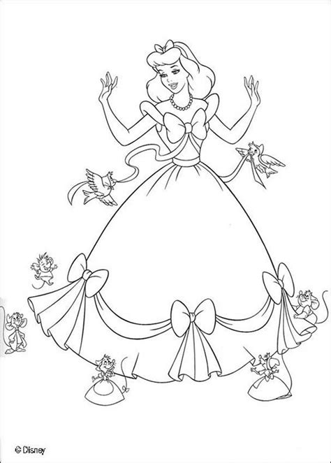 Image Of Cinderella To Print And Color Cinderella Coloring Pages For Kids