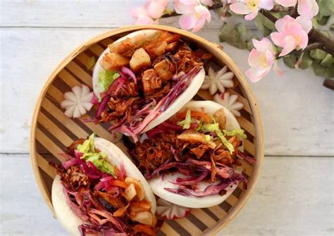 Pulled Jackfruit Hoisin Sauce Bao Bun Recipe By Yui Miles Cookpad