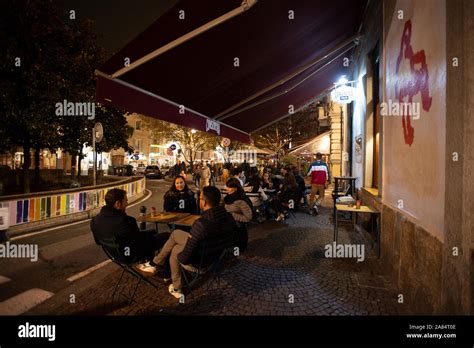 Italy Piedmont Turin Piazza Emanuele Filiberto People And Local Stock