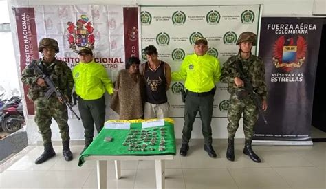 El Ejército Nacional de manera articulada captura en flagrancia a dos